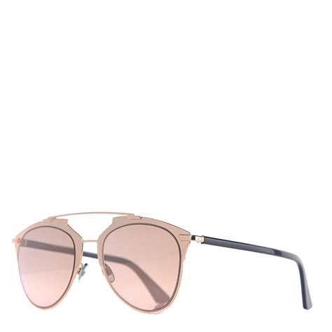 dior reflected sunglasses rose gold replica|CatStyleDior2 Rose Gold Rectangular Sunglasses.